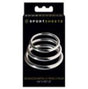 Sportsheets Metal O-Ring 3-Pack (1.5, 1.75 & 2 in) - SS694-03