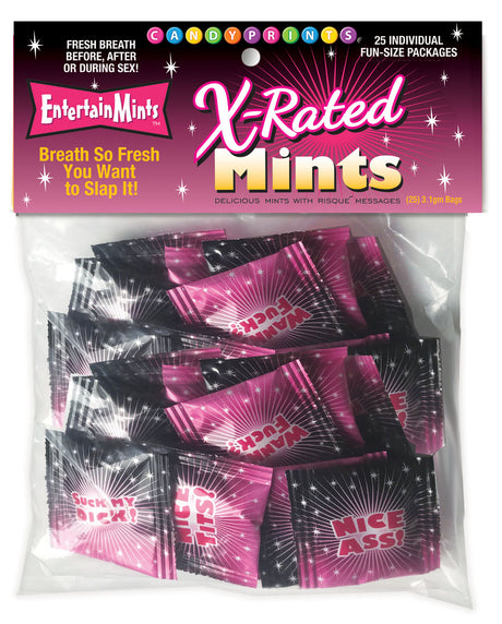 "X-Rated Mints - Bag of 25 Individual Fun-Size Packages CP-901"