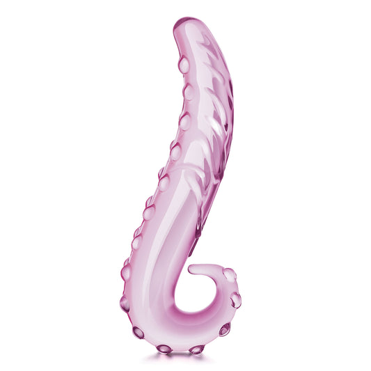 Electric Novelties 6 Inch Lick-It Hand-Blown Glass Dildo - GLAS-158
