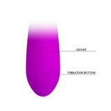 Pretty Love Nigel Rechargeable Vibrator — 30 Functions, Purple, 6.82 in - BI-014422