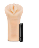 Blush Enlust Emma Male Masturbator with Bullet Vibrator, Beige - BL-72523