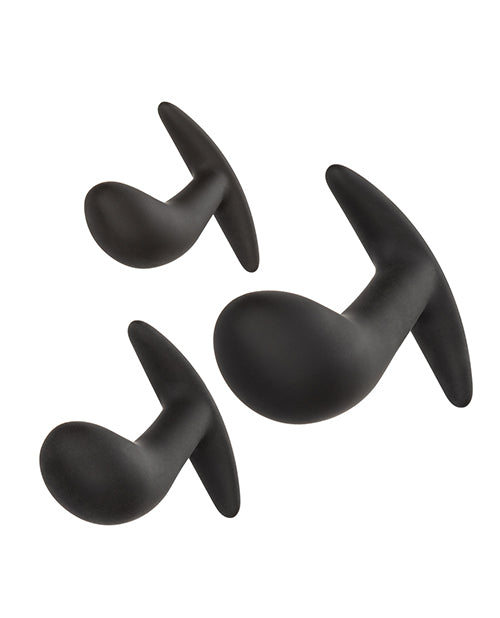 Silicone Anal Training Prostate Kit - Black by CalExotics Anal Toys