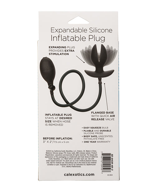Expandable Silicone Inflatable Anal Plug by CalExotics Anal Toys