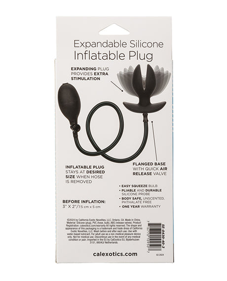 Expandable Silicone Inflatable Anal Plug by CalExotics Anal Toys