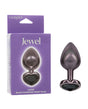 Jewel Black Diamond Heart Butt Plug - Large, Black by Jewel