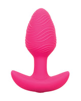 Cheeky Glow in the Dark Vibrating Butt Plug - Pink by Cheeky