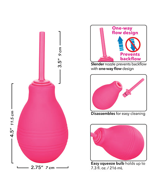 Cheeky One-Way Flow Anal Douche, 7.3 fl oz (216 mL) — Pink