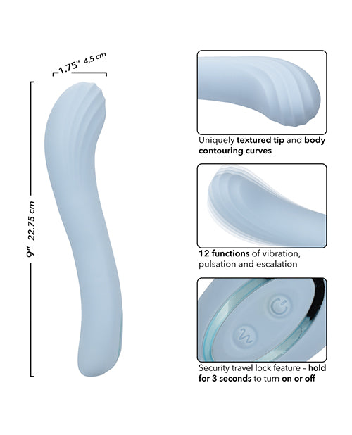 Azure Collection Contoured G Vibrator - Blue by Azure