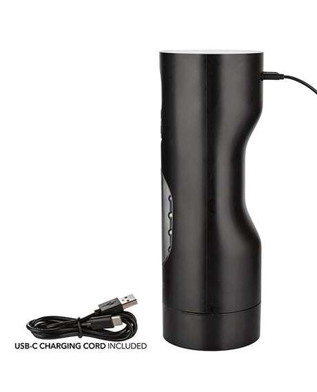 Bionic Beaded Power Stroker — Rotating Beads, Black