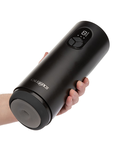 Bionic Vibro Stroker with Oscillation & Suction — Black