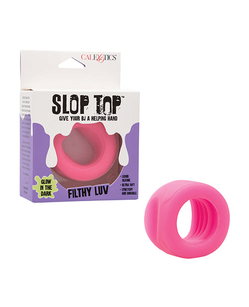 Slop Top Glow in the Dark Filthy Luv Stroker - Pink by Slop Top