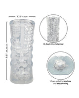Cyclone Dual Chamber Stroker XL - Clear