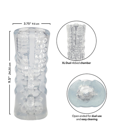 Cyclone Dual Chamber Stroker XL - Clear