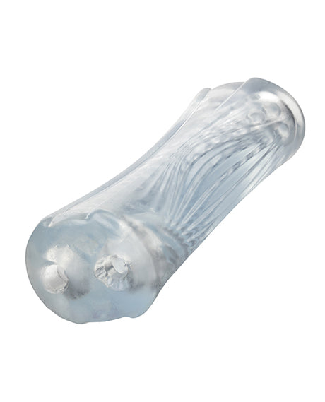 Cyclone Dual Ribbed Stroker XL — Clear