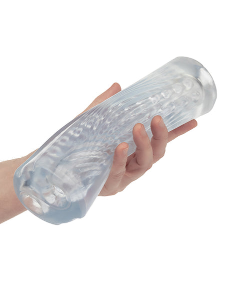 Cyclone Dual Ribbed Stroker XL — Clear