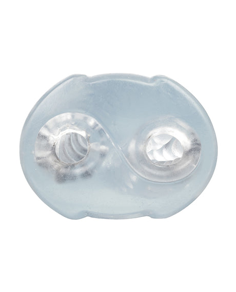 Cyclone Dual Ribbed Stroker XL — Clear