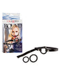 Bound by Diamonds Open Ring Gag - Black by Bound by Diamonds