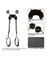 Nocturnal Collection Position Strap w/Pillow - Black by California Exotic Novelties