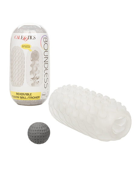 Boundless Reversible Squishy Ball Stroker - Smoke by Boundless