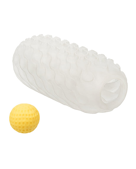 Boundless Reversible Squishy Ball Stroker — Yellow