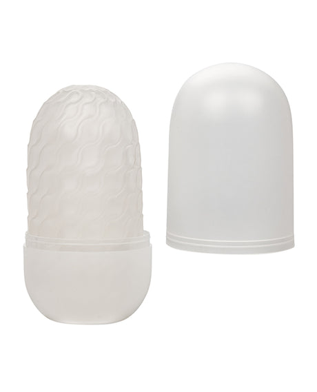 Boundless Reversible Squishy Ball Stroker — Yellow