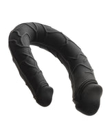 Boundless AC/DC Double Dong — Black U-Shaped Silicone Dildo