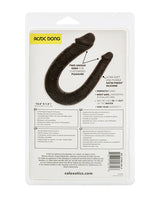Boundless AC/DC Double Dong — Black U-Shaped Silicone Dildo