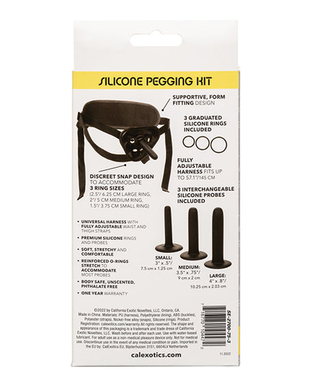 Boundless Pegging Kit — 3 Silicone Probes & Universal Harness