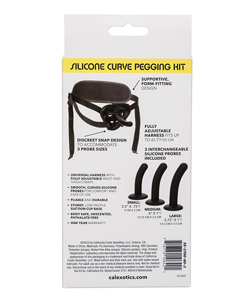 Boundless Silicone Curve Pegging Kit — Adjustable Harness & 3 Probes