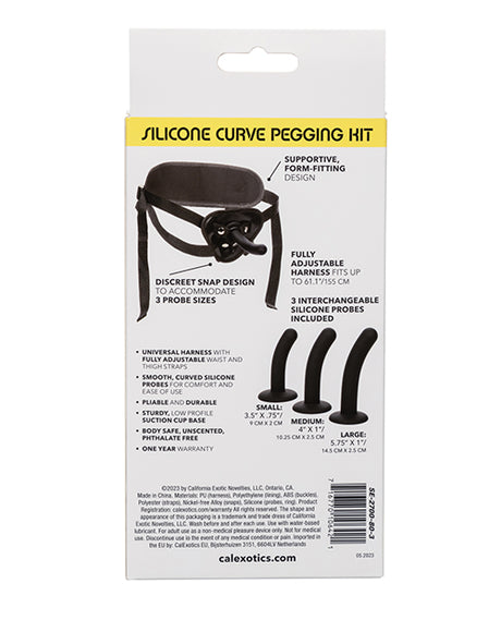 Boundless Silicone Curve Pegging Kit — Adjustable Harness & 3 Probes