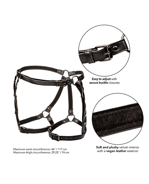 Euphoria Collection Plus Size Riding Thigh Harness by Euphoria