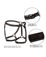Euphoria Collection Plus Size Riding Thigh Harness by Euphoria