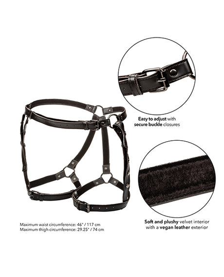 Euphoria Collection Plus Size Riding Thigh Harness by Euphoria