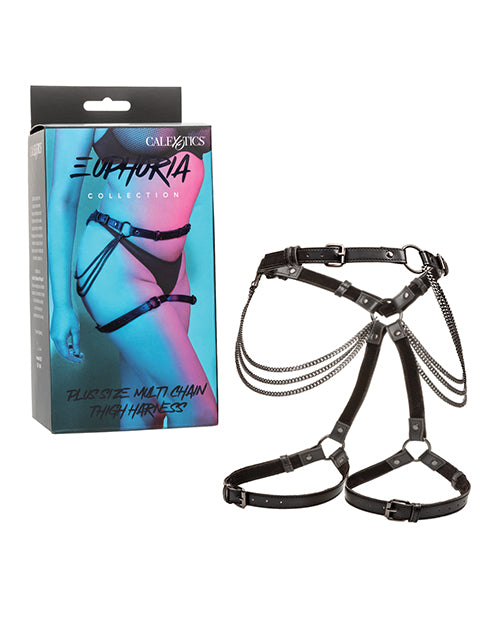 Euphoria Collection Plus Size Multi Chain Thigh Harness by Euphoria
