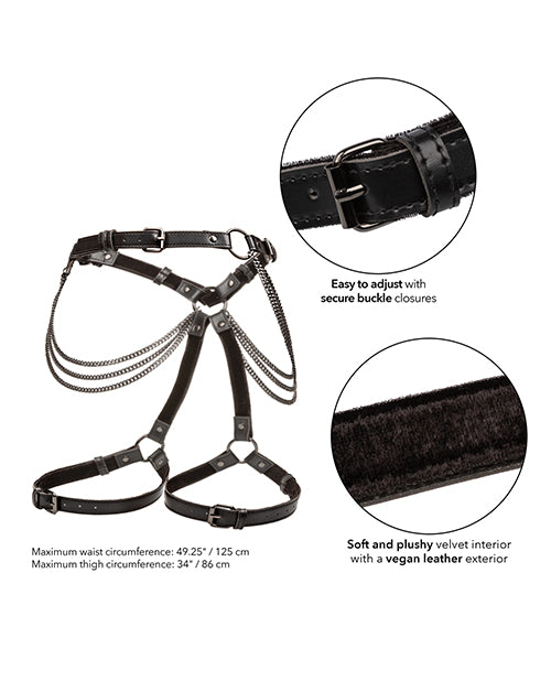 Euphoria Collection Plus Size Multi Chain Thigh Harness by Euphoria