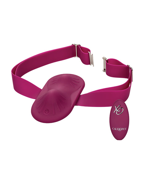 Dual Rider Remote Control Grinder with Adjustable Thigh Strap, Magenta