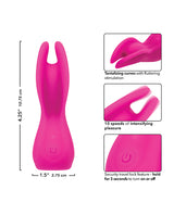 Cascade Flutter Stimulator, Pink — 10-Speed Rechargeable