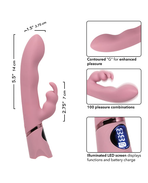 Orgasmatron Digital G-Bunny Vibrator - Pink by Orgasmatron