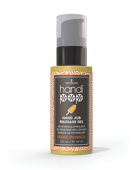 Handipop Hand Job Massage Gel - 2 oz Bottle Orange Creamsicle by Handipop