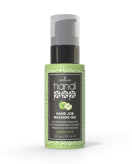 Handipop Hand Job Massage Gel - 2 oz Bottle Green Apple by Handipop