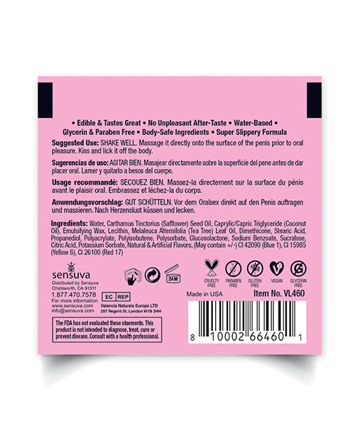Lic O Licious Oral Delight Cream — Cotton Candy, 6 ml Packet
