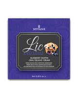 Lic O Licious Oral Delight Cream - 6 ml Packet Blueberry Muffin by Lic O Licious