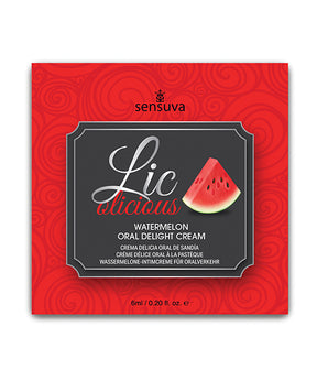 Lic O Licious Oral Delight Cream - 6 ml Packet Watermelon by Lic O Licious