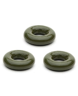 Sport Fucker Chubby Cockring Pack of 3 - Army Green by Sport Fucker
