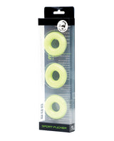 Sport Fucker Chubby Cockring Pack of 3 - Glow by Sport Fucker