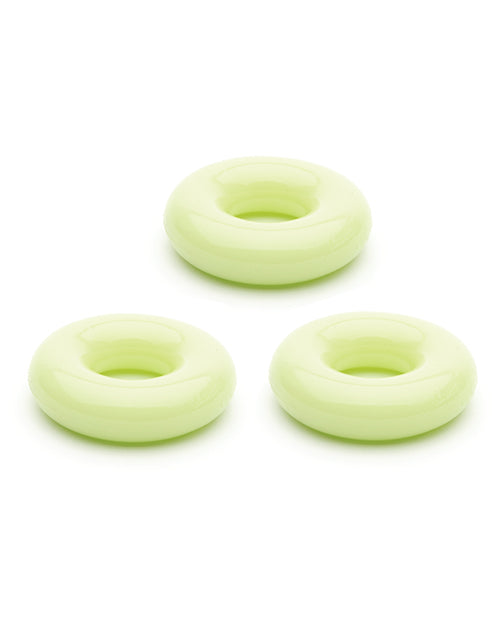 Sport Fucker Chubby Cockring Pack of 3 - Glow by Sport Fucker