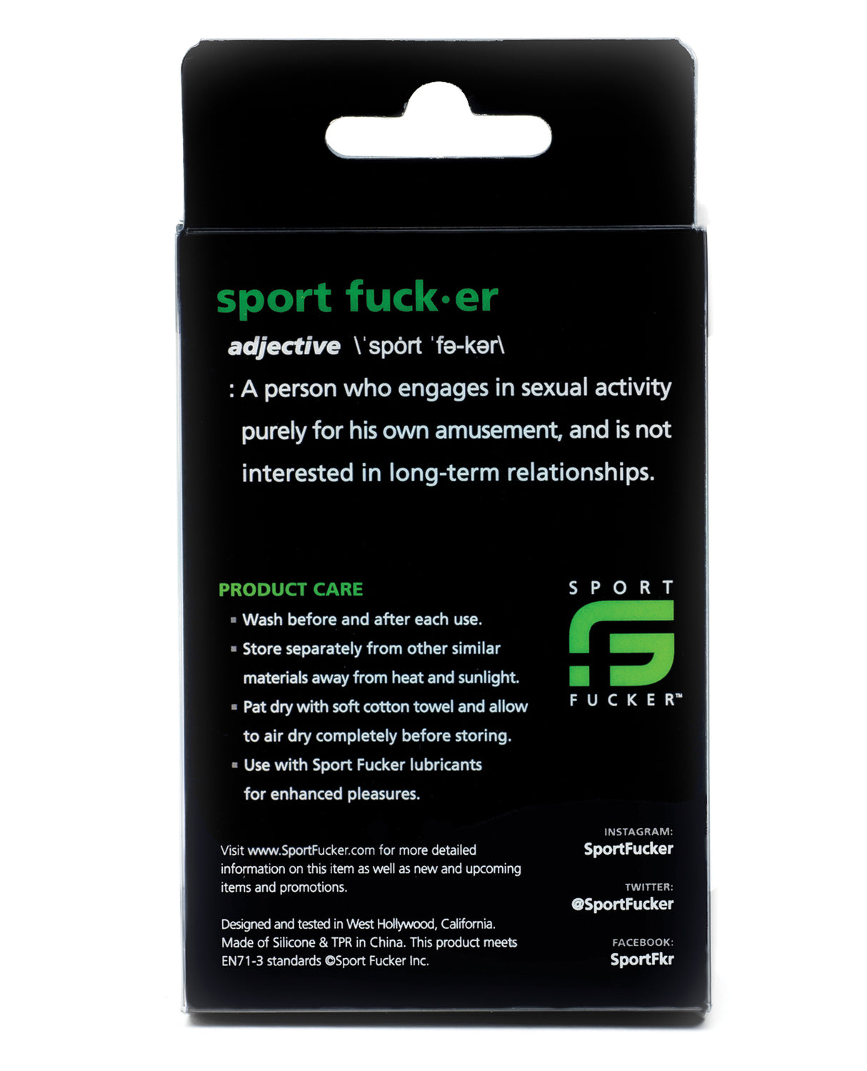 Sport Fucker Energy Ring - Black by Sport Fucker