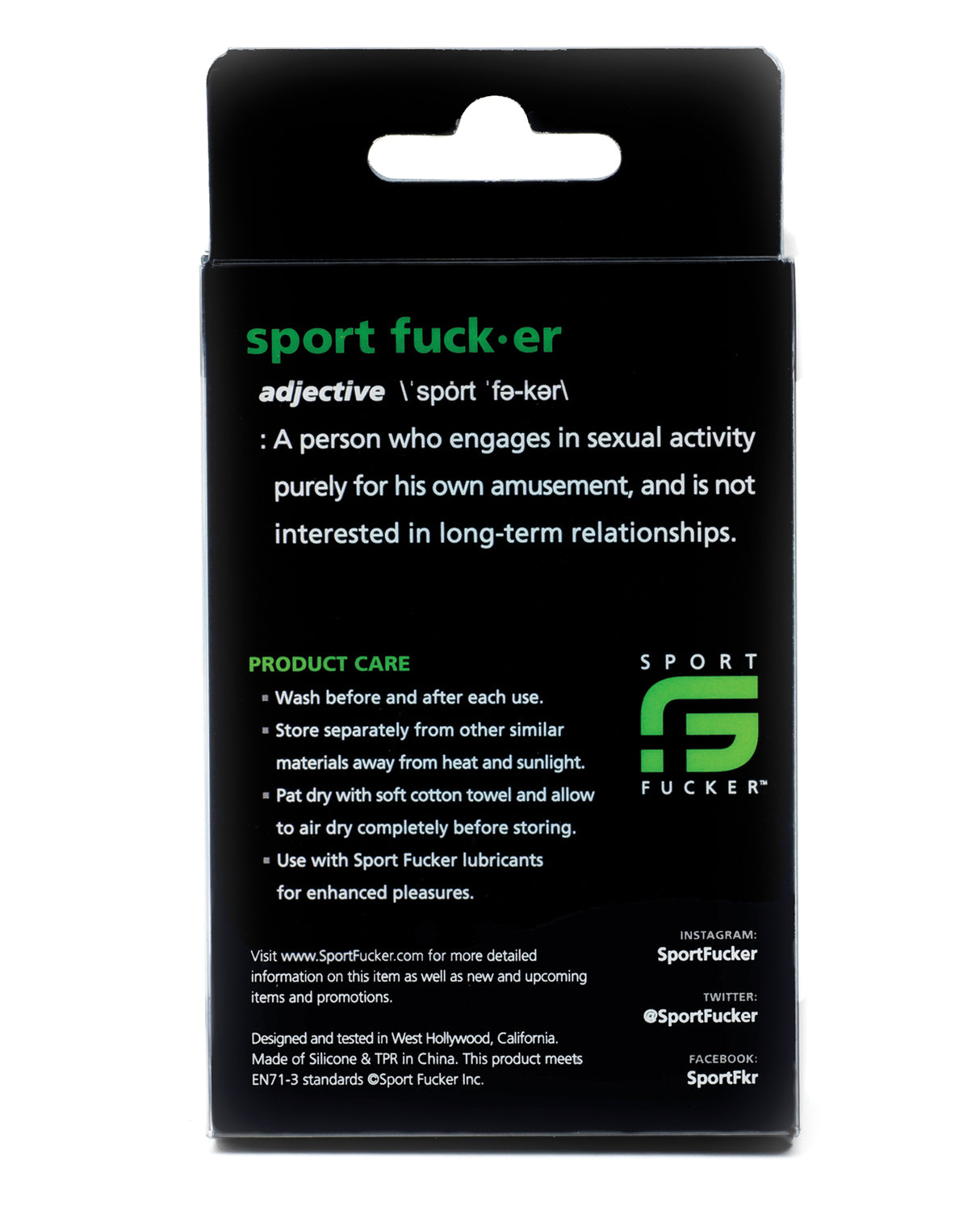 Sport Fucker Cock Plug - Black by Sport Fucker