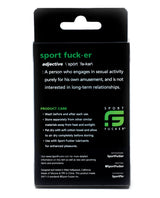 Sport Fucker Cock Plug - Black by Sport Fucker