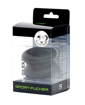 Sport Fucker Silicone Muscle Ball Stretcher - Black by Sport Fucker